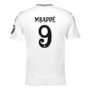 Virallinen Fanipaita + Shortsit Real Madrid Mbappé 9 Kotipelipaita 2024-25 - Lasten